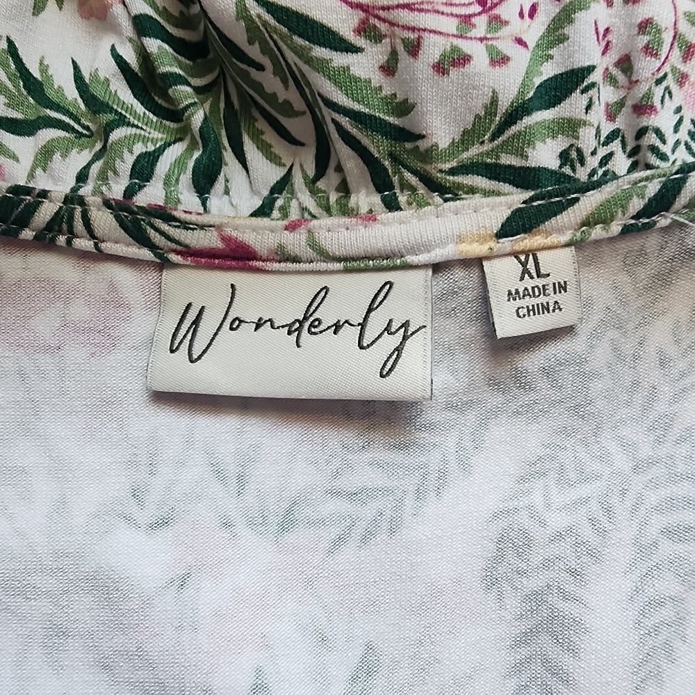Womens Wonderly Tie Shoulder Floral Sleeveless Top - Picture 2 of 3